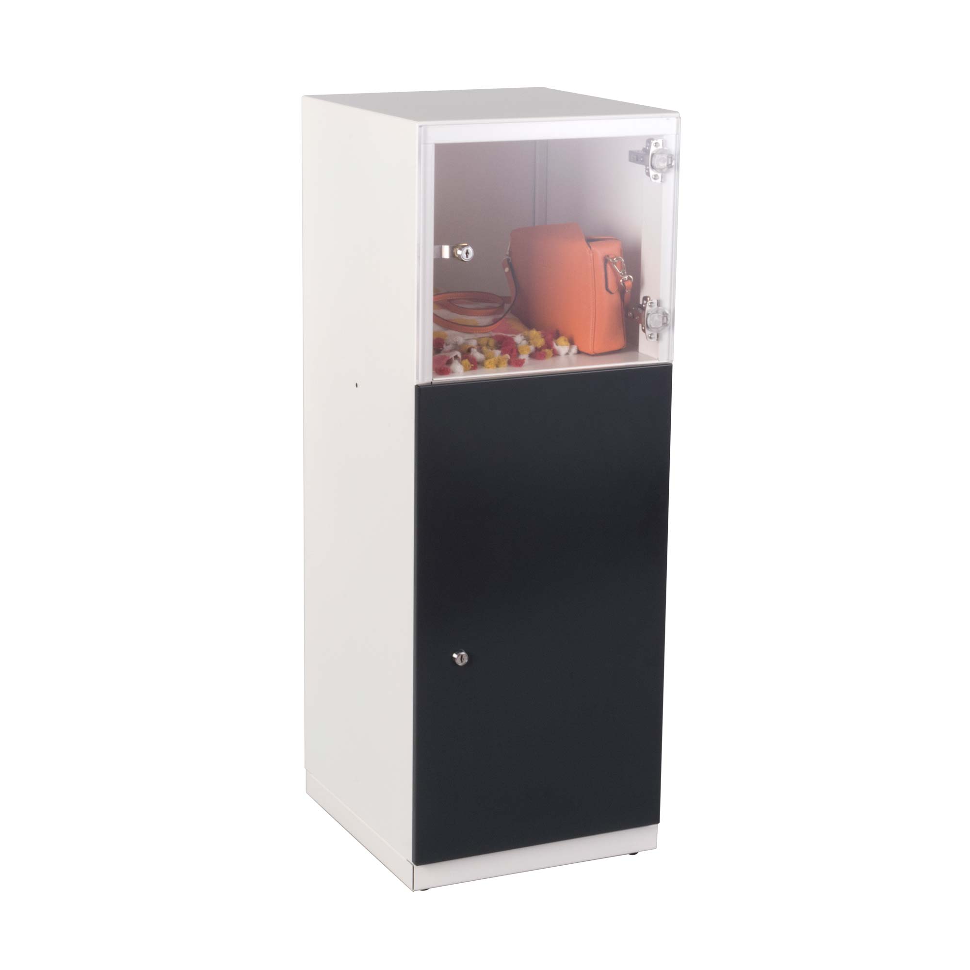 Modular locker with plexi door